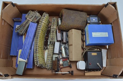 Lot 203 - Hornby-Dublo 00 Gauge unboxed 3-Rail Goods/Passenger Train set and Accessories (qty)
