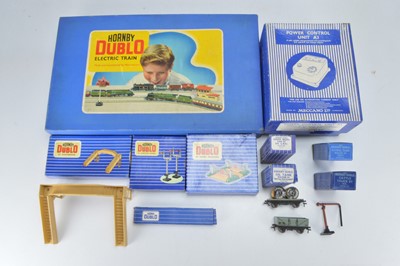 Lot 222 - Hornby-Dublo 00 Gauge boxed  3-Rail EDP12 Passenger Train Set and additional Rolling stock and Accessories (13)