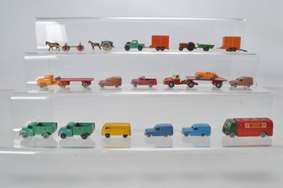 Lot 223 - Hornby-Dublo 00 Gauge unboxed Dublo Dinky Toys Master Models Budgie and Britains Liliput Vehicles (18)