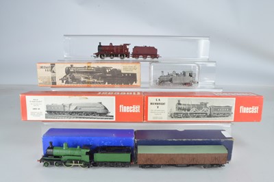 Lot 251 - 00 Gauge Kitbuilt Part-Built and unmade Locomotive and Van Kits (7)