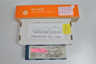 Lot 255 - NU-Cast McGowan and Westward unmade 00 Gauge Locomotive Kits (3)