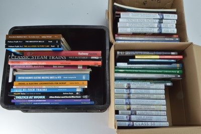 Lot 294 - Quality Railway hardback and softback books many with BR Class History themes (46)