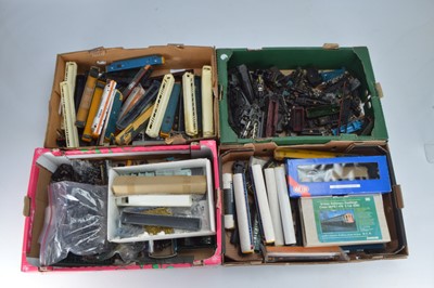 Lot 299 - Large quantity of 00 gauge Locomotive chassis bodies and components (qty in 4 boxes)