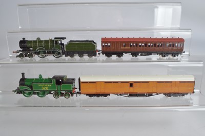 Lot 328 - Tri-ang Bachmann and kit-built Locomotives and coaches 00 gauge (4)