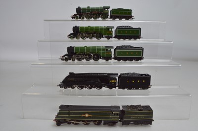 Lot 334 - Hornby and other Steam Locomotives and tenders 00 gauge (5)