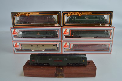 Lot 353 - Lima Liliput Mainline Western and Warship Diesel Locomotives  in original boxes 00 gauge (7)