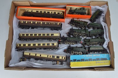 Lot 374 - Kit built and adapted 00 gauge Steam Locomotives and coaches (11)