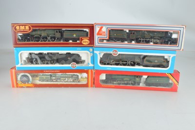 Lot 376 - Hornby Airfix Lima 00 gauge Steam Locomotives in original boxes (6)