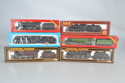 Lot 377 - Hornby Airfix Mainline 00 gauge Steam Locomotives in original boxes (6)