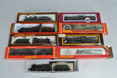 Lot 403 - Mainline Dapol Hornby GWR Steam Locomotives all in green liveries (9)