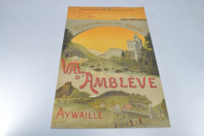 Lot 429 - Early 20th Century Belgian Railway Poster by Jean Piat