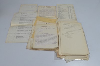 Lot 434 - Fire Insurance and other Railway related financial paper ephemera from Royal Sun Alliance (qty in 1 box)