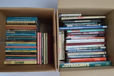 Lot 435 - Hardback Railway Album books with Bradford barton specific volumes (53)