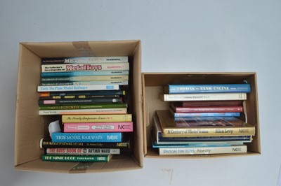 Lot 437 - Hard and Softback Model Trains and Collectors books (28)