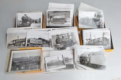 Lot 445 - Steam railway Photographic prints and negatives (250+)