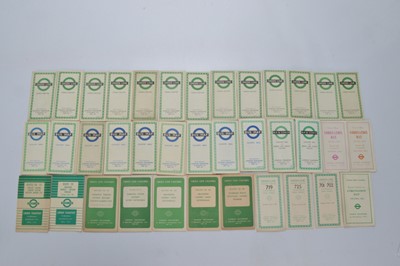 Lot 462 - 1950s Green line/Country Area Public Transport Pocket Maps/Timetables  (37)