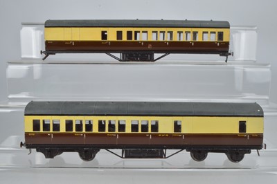 Lot 533 - Exley K5 O Gauge, GWR All 3rd Brake, together with an Exley K5 All 1st Brake, (2)