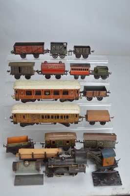 Lot 538 - Bing George the Fifth No 2663 locomotive 0-4-0 together with Bing rolling stock (19)