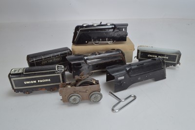 Lot 550 - Three Marx and Co O Gauge Commodore Vanderbilt 0-4-0 Locomotives and tenders (3 locos and 3 tenders)
