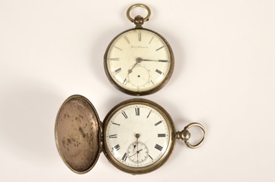 Lot 78 - Two Victorian silver pocket watches