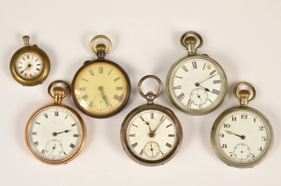 Lot 79 - Six pocket watches