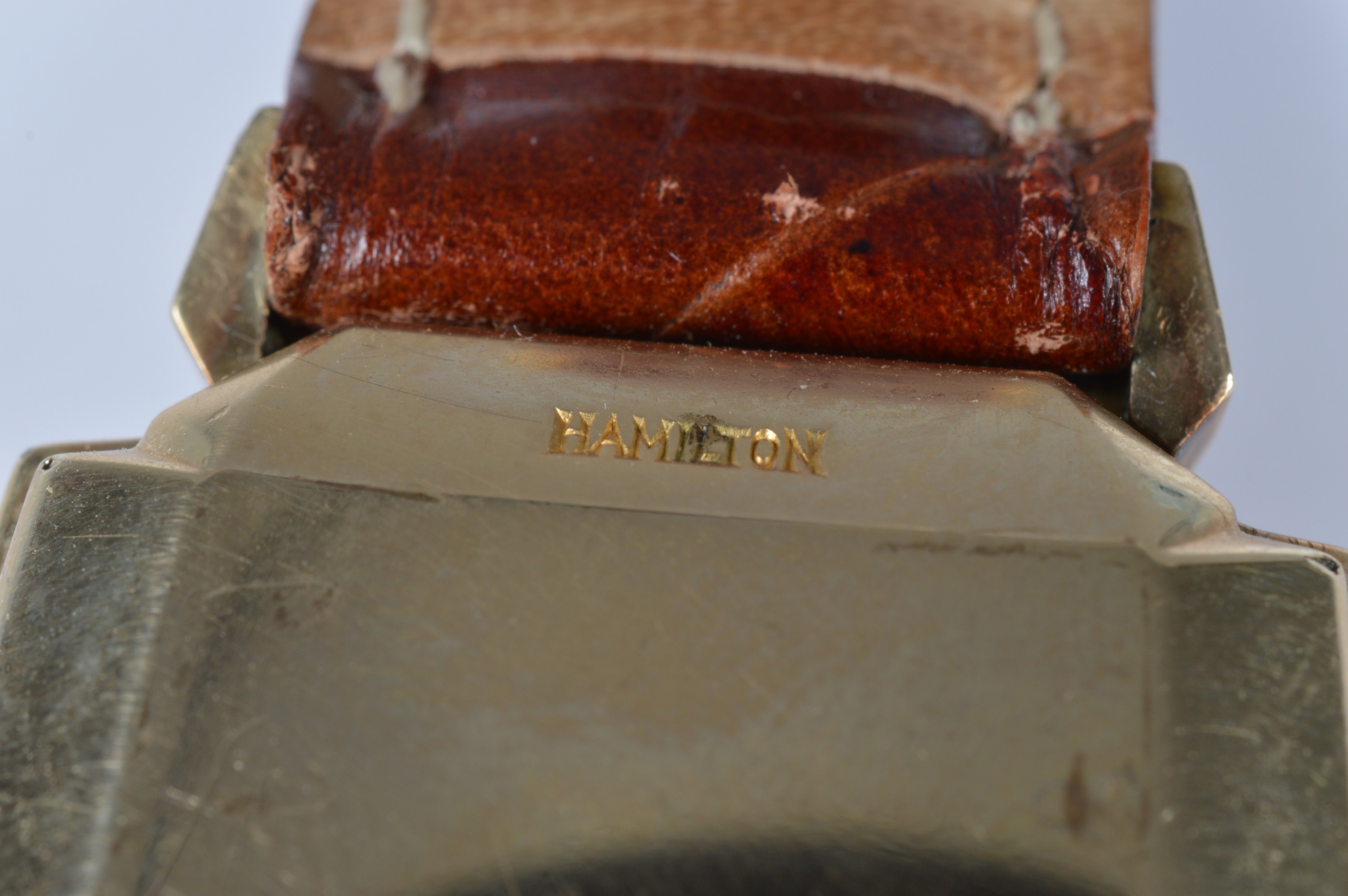 Lot 213 - A c1960s Hamilton Electric plated gold