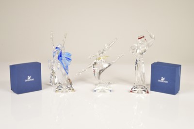 Lot 7 - Three modern Swarovski Crystal figures