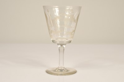 Lot 10 - A circa mid 19th century drinking glass