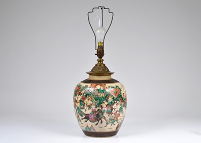 Lot 29 - A large early 20th century Chinese stoneware ginger jar