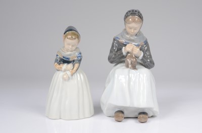 Lot 69 - Two Royal Copenhagen porcelain figures