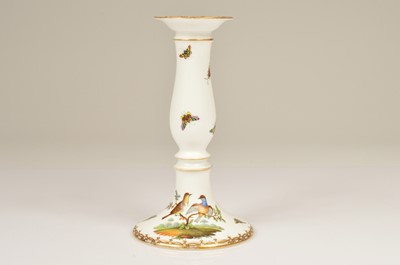 Lot 74 - A nice early 20th century Dresden porcelain candlestick