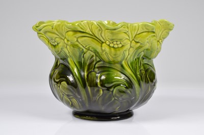 Lot 111 - A late Victorian Bretby Pottery jardinière