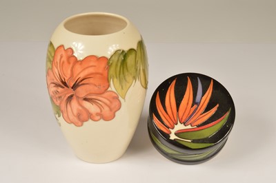 Lot 128 - Two modern Moorcroft Pottery items