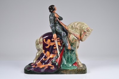 Lot 150 - A large Royal Doulton pottery figure of St. George