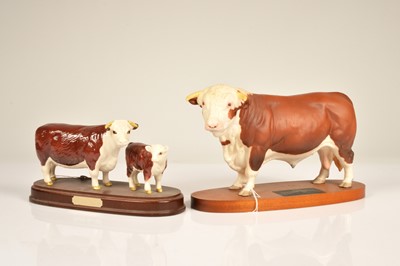Lot 171 - Three Beswick Pottery cows