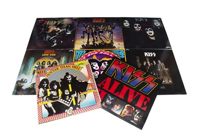 Lot 166 - Kiss LPs