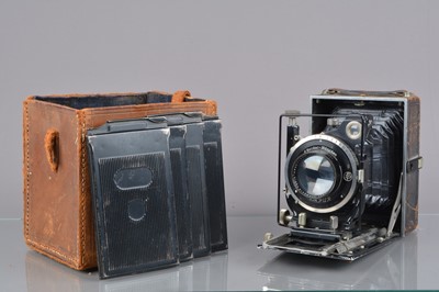 Lot 125 - A Wirgin Gewir Folding Plate Camera