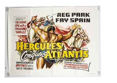 Lot 391 - Hercules Conquers Atlantis (1961) Quad Poster