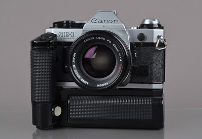 Lot 160 - A Canon AE-1 Program SLR Camera
