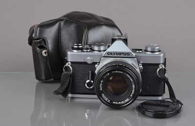 Lot 161 - An Olympus OM-1n MD SLR Camera