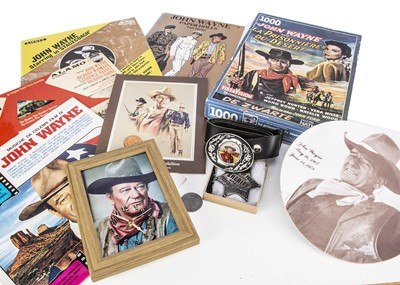 Lot 553 - John Wayne Memorabilia