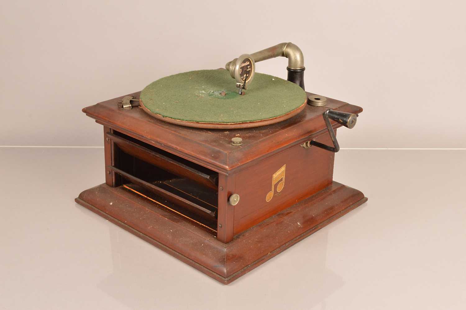 Lot 23 - Hornless gramophone