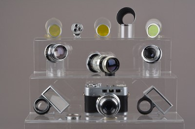 Lot 171 - A Diax IIb Rangefinder Camera Outfit