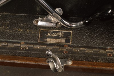 Lot 36 - Portable gramophone