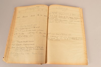 Lot 77 - A Signal Log Book for His Majesty's Yacht Victoria & Albert 1932-1934