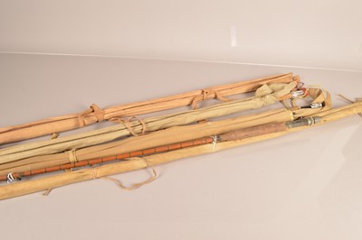 Lot 201 - A selection of various fishing rods