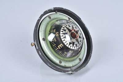 Lot 219 - A German Gimbal Ships Compass