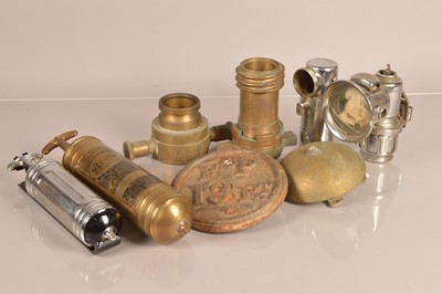 Lot 245 - An assortment of Fire Fighting items