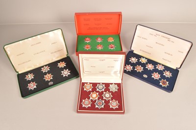 Lot 249 - A selection of Fire Service Constituent Brigades Cap Badges sets