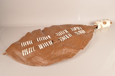Lot 339 - A Tribal Animal hid shield